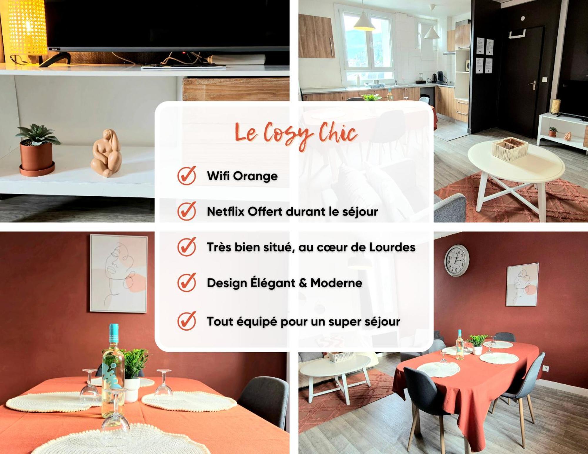 Cosy Chic Au Coeur De Lourdes-wifi-parking *
